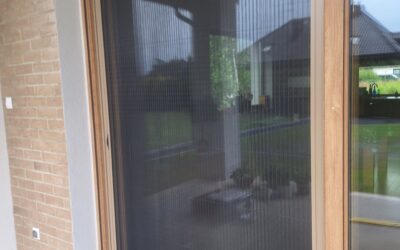 Moskitiera plisowana na okno tarasowe